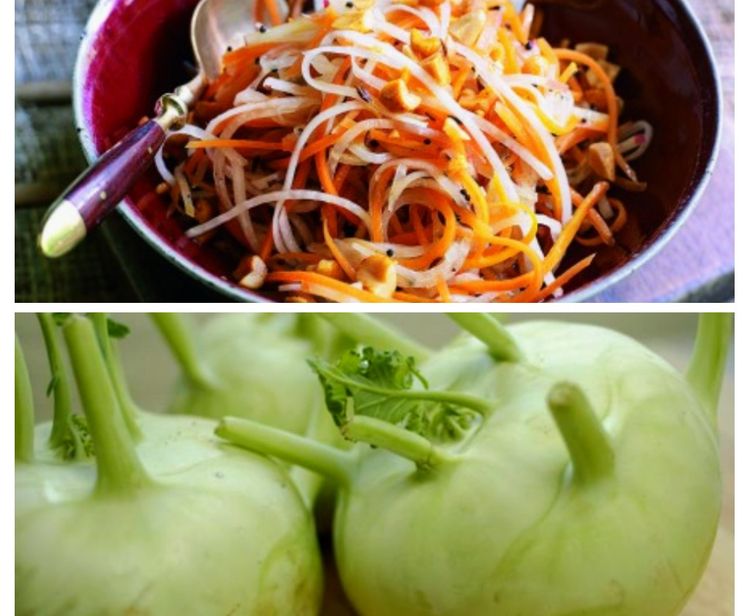 Kohlrabi and Carrot Slaw Bellfield Organics